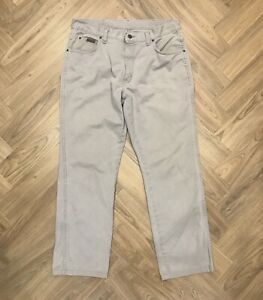 Wrangler Light Grey Texas Straight Leg Jeans Mens W36 L32