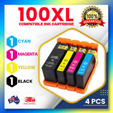 4x Ink Cartridges 100XL for Lexmark S405 S605 Pro901 P705 P115 P205 High Yield