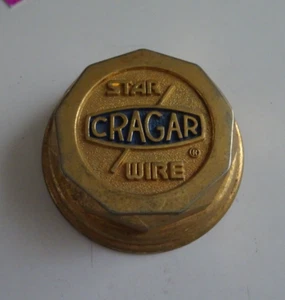 Star CRAGAR Wire Gold Metal Custom Wheel Center Cap # 6026115, TPI-DC- 591 - Picture 1 of 2