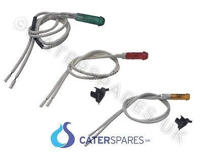 CATERSPARESUK LAMPADINA UNIVERSALE AL NEON DA 6 MM INDICATORE LUMINOSO ROSSO VERDE AMBRA 230V