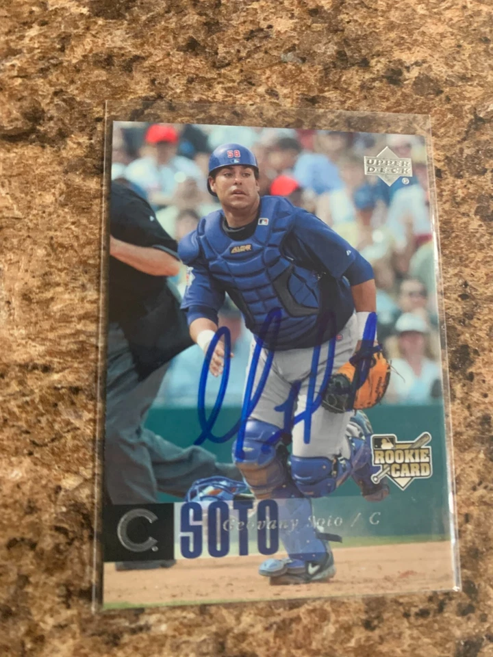 Geovany Soto Signed 2006 Upper Deck Auto Rc Chicago Cubs # 1043 - Image 1 of 1