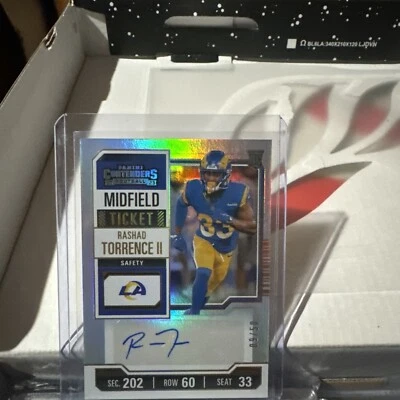 2023 Panini Contenders -  Variation Midfield Ticket #192 rashad terrence /50  - Image 1 of 2