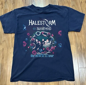 Rare Halestorm Band 2025 World Tour T Shirt Navy All Size S-5XL AM726 - Picture 1 of 3