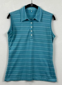 Nike Dri-Fit Golf Women’s Golf Sleeveless, Collared, Sz Small Teal Athletic 442 - Picture 1 of 7