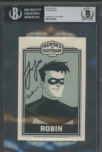 Signed Mondo 4x6 Art Card Batman Animated Series JSA & Beckett COA Batgirl Robin - Picture 1 of 4