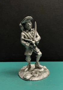 Fort Pewter Captain Flint Long John Silber Piratenhut Schatzinsel Figur - Bild 1 von 16