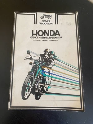 Manual de reparación de servicio Honda 1964-1976 125 - gemelos 360cc, publicaciones Clymer. Foto 1 de 4