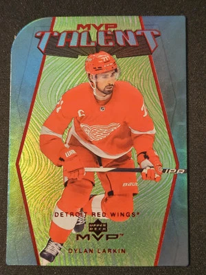 23-24 MVP Talent Dylan Larkin Colors & Contours 🌈🌈🌈 Teal Variant #/20 - Image 1 of 3