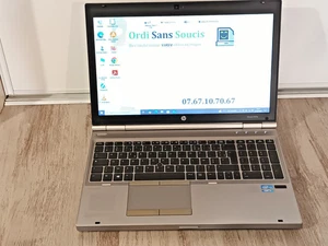 Portable HP 8570p - 15,6" métal - Core i5 2,6GHz 8Go DDR3 500Go SSD HD 4000- W10 - Imagen 1 de 12