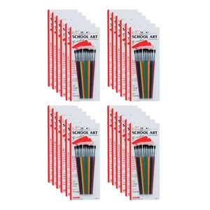 12-Piece Pony Hair Artist Brush Set (24-Pack) - Picture 1 of 2