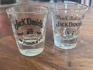 VINTAGE JACK DANIELS OLD #7 SHOT GLASSES - Picture 1 of 8