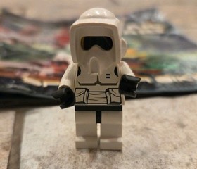 LEGO Scout Trooper Minifigure 7128 Luke Skywalker Star Wars Speeder Bikes Manual