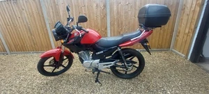 2013 YAMAHA YBR 125 MOTORCYCLE-13416 MILES, MOTed, GREAT RUNNER, WITH TOP BOX - Picture 1 of 16