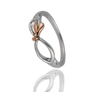 Anillo de Plata Clogau Talla N Árbol de la Vida Lazo Eterno Galés Oro Rosa XXSMR - Imagen 1 de 7