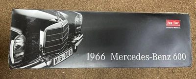 SUN STAR - 1966 MERCEDES-BENZ 600 Limousine Black 1/18 Collectors Car.  Bx4 #10 - Image 1 of 4