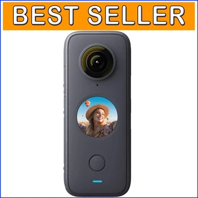 Compact ONE X2 Waterproof 360 Camera - AI Editing, Live Streaming Capabilities - Image 1 of 4