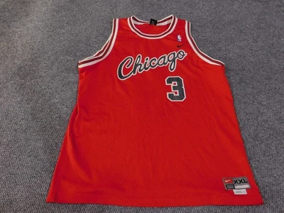 Chicago Bulls Jersey Mens 2XL Red NBA Basketball Nike Tyson Chandler Throwback - Image 1 of 4