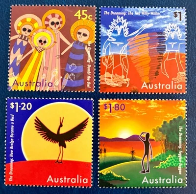 Estampillas de Australia 1608-1611/1997 escenas de las historias animadas soñando MNH Foto 1 de 2
