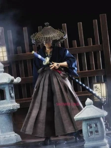 Maßstab 1:12 Samurai Kostüm Musashi Kimono Kleidung für 6" Actionfigur (ohne Figur - Bild 1 von 19