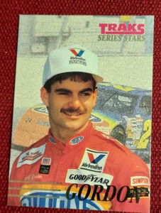 1993 JEFF GORDON WINSTON CUP DRIVER ROOKIE OF THE YEAR TRAKS SERIES CARD #151