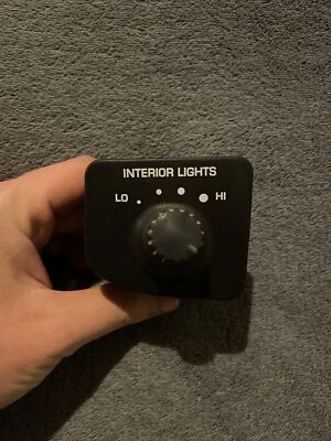 1996-1999 SATURN SL LUCES INTERIORES LÁMPARA REGULADOR INTERRUPTOR PERILLA DE CONTROL FABRICANTE DE EQUIPOS ORIGINALES Foto 1 de 3