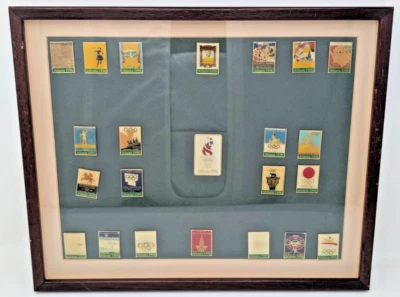 🏅 1996 Atlanta Olympics Host Cities Pin Collection-Complete Set Framed 23 Pin🔥 - Image 1 of 4