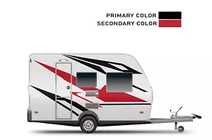 Calcomanías Stıckers gráficos deportivos para remolque de viaje pequeño autocaravana caravana de repuesto - Imagen 1 de 5
