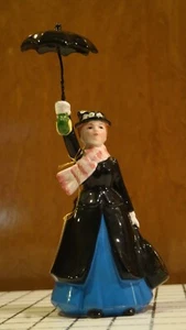 VTG 1964 Walt Disney Productions Japan Mary Poppins w/ Umbrella & orig hang tag - Picture 1 of 7