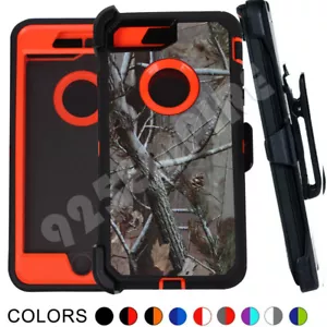 for iPhone 7Plus/8Plus Rugged Shockproof Apple Case with Belt Clip - Picture 1 of 82