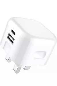 For iPhone 16 Pro Max 13 14 15 Pro XR 11 Fast Charging 20W USB-C PD Plug Charger - Picture 1 of 1
