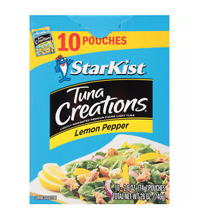 StarKist Tuna Creations, Lemon Pepper 2.6 oz.,10 pk.-FREE SHIPPING