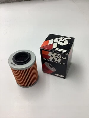 K&N OIL FILTER KN152 FOR APRILIA 650 STARK CAN-AM RENEGADE OUTLANDER COMMANDER - Image 1 of 4