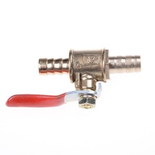 6mm  Hose Barb Inline Brass Water/Air Gas Fuel Line Shut-off Ball Valve  Jq PG
