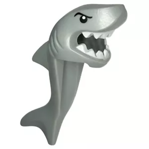 new LEGO Minifig Headgear Head Cover - Shark Head with Tail and Fin - Picture 1 of 1