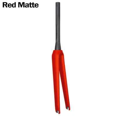 V Brake Full Carbon 39.8mm Tapered Bicycle Fork 700C Road Bike Fork 25C Tire - Image 1 of 4