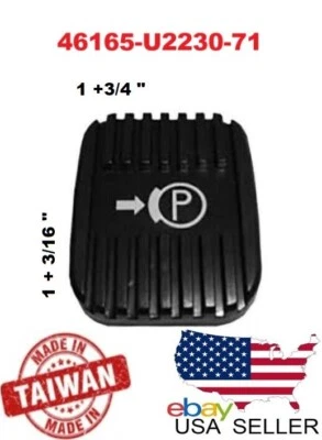 46165-26660-71 46165-U2230-71 TOYOTA SERIE 8 CARRETILLAS ELEVADORAS ALMOHADILLA DE PEDAL DE ESTACIONAMIENTO Foto 1 de 3