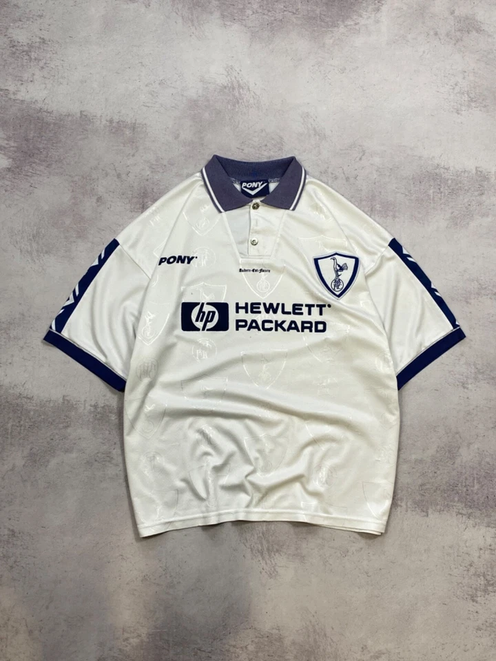 Camiseta deportiva vintage de los Pony Spurs Tottenham 1995/1997 local talla XL Foto 1 de 4