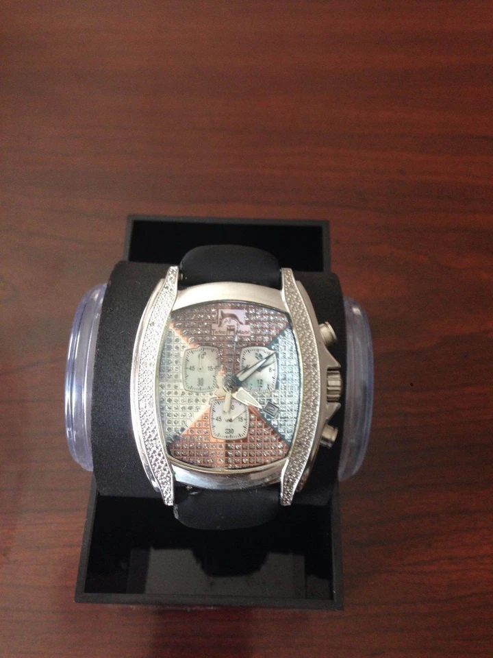 Reloj Techno Master Hombre Diamante 0.50 Ct Foto 1 de 1