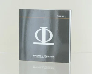 Baume & Mercier Bedienungsanleitung Quartz / Garantieheft mehrsprachig - Picture 1 of 3