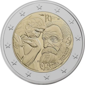 Francia 2017 2 € euros conmemorativos Auguste Rodin - Picture 1 of 1