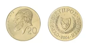Cipro 20 centesimi, 1991-2004, KM #62,2, come nuovo - Foto 1 di 3