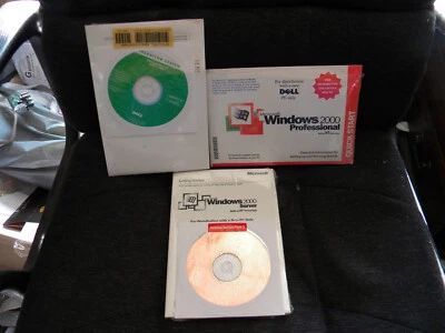 One Windows 2000 SP3 server & Two Dell professional reinstallation SP2 CD OS - Image 1 of 2