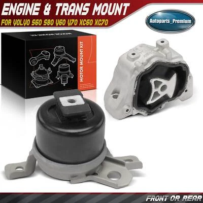 Крепление двигателя 2 шт для Volvo S60 S80 V60 V70 XC60 10-16 XC70 2008-2015 3,0 л 3,2 л - Изображение 1 из 4