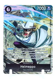 One Piece Card - HELMEPPO OP11-092 (SR) Alt Art A Fist of Divine Speed English - Picture 1 of 3