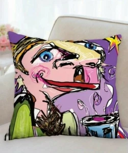 Custom printed digital art Couch Throw Pillows 18" x 18" - Picture 1 of 2