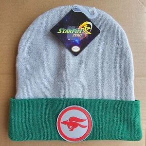 Starfox Zero Nintendo Game Hat Beanie Star Fox Logo 2016 WII U Bioworld RARO - Imagen 1 de 3