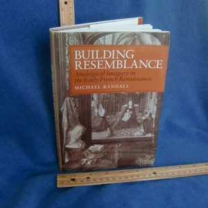 BUILDING RESEMBLANCE Michael Randall OK+UC Hardcover Dustjacket Renaissance - Foto 1 di 5