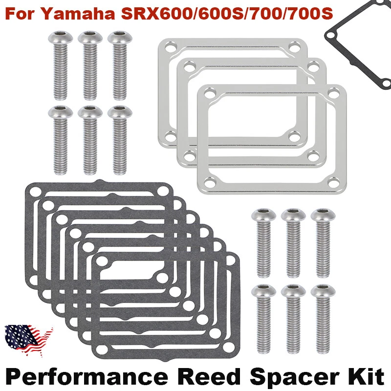 For Yamaha SRX Viper SX Vmax Venture 600 700 Performance Reed Spacer Kit 1997-05 Foto 1 de 4