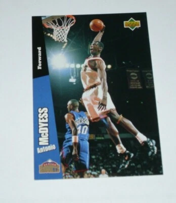 Upper Deck Folz Mini Card Basketball 1997 Antonio McDyess Nuggets NBA # 39 Rare - Image 1 of 2