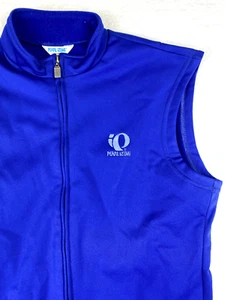 Pearl Izumi Cycling Vest Adult Small Blue Warm Full Zip Fleece Lined Vest - Picture 1 of 10